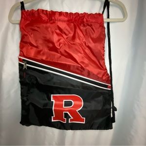 Rutgers University drawstring backpack